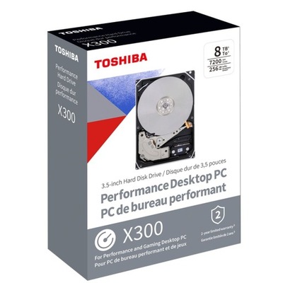 Dysk twardy Toshiba X300 8TB SATA III 3,5"