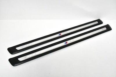 Накладки молдинг декоративная порог bmw 4 g22 m4 g82 m-power фото №1