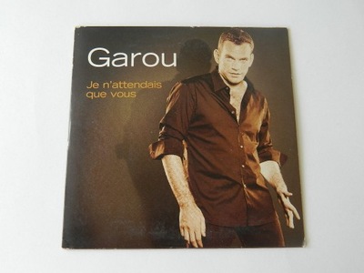 Garou Je N'Attendais Que Vous CD SINGIEL