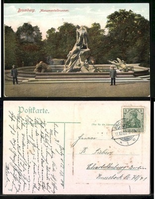 Bromberg Monumentalbrunnen Bydgoszcz Fontanna 1909