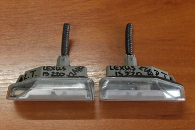 Лампа номерного знака регистрационный lexus is 220 фото №1