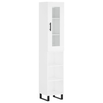 VidaXL biały 34 x 34,5 x 180 cm