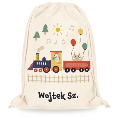 WOREK DO PRZEDSZKOLA SZKOŁY ŻŁOBKA IMIĘ WŁASNY NAPIS