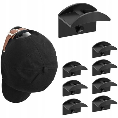 SAMOPRZYLEPNE HACZYKI UCHWYT NA CZAPKE CHUSTE KAPELUSZ TOREBKĘ WIESZAK x8sz