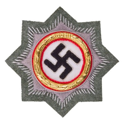 Krzyż Niemiecki Złoty, wersja polowa sukiena