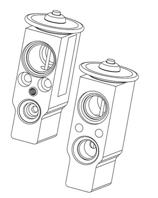 VÁLVULA DE EXPANSIÓN DE ACONDICIONADOR VW T4 92-03/206 SW 98-02/CORSA C 00- NRF  