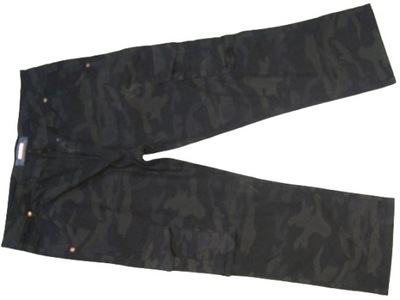 SAVIL W38 PAS 100 spodnie męskie bojówki nog.7/8 ,moro