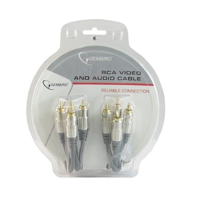 Kabel 4 wtyki RCA na 4 wtyki RCA 1.8m