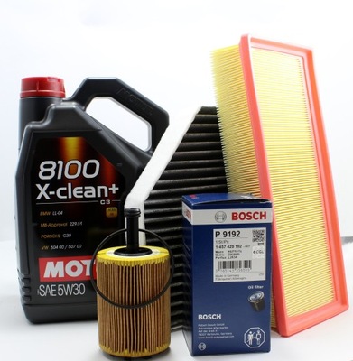 FILTRY + OLEJ MOTUL 5W30 AUDI A4 B8 A5 8T 2.0 TDI 