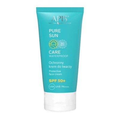 Krem do twarzy z filtrami SPF 50 - Apis Pure Sun Care - 50 ml