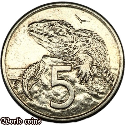 5 CENTS 1982 NOWA ZELANDIA