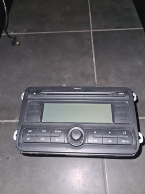 Радіо cd skoda roomster fabia ii vp6sbf-18c815-ae фото №1