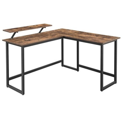 BIURKO KOMPUTEROWE NAROŻNE STÓŁ STOLIK LOFT