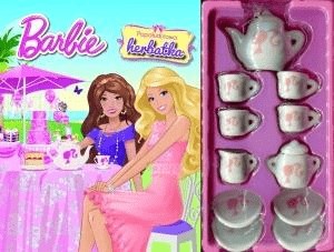 Barbie Popołudniowa herbatka Książka + serwis