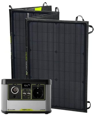 Agregat genetaror prądotwórczy z solarem 100W 4x4