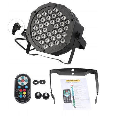 REFLEKTOR LED PAR LAMPA DYSKOTEKOWA 72W RGB