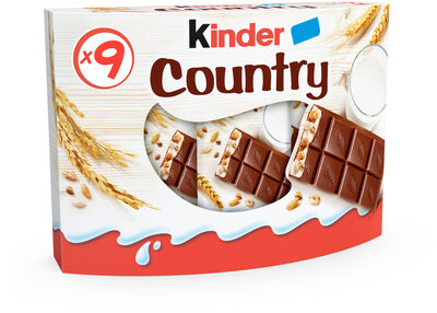 Kinder Country batoniki 9 sztuk 211,5 g z Niemiec
