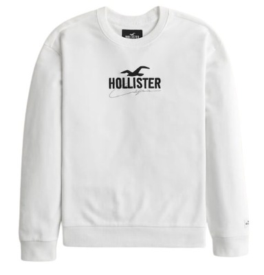 bluza Abercrombie Hollister L biała