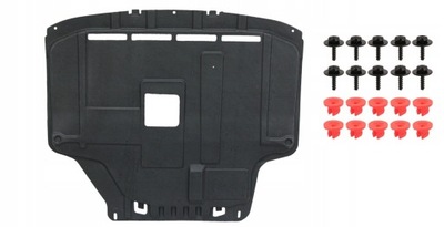 Захист двигуна ford fiesta mk7 2008-2014 + кліпси фото №1