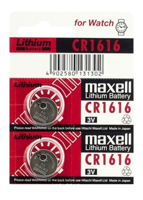 Аккумулятор litowa ключ 3v cr 1616 maxell 2 штуки фото №1