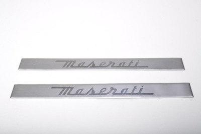 Maserati ghibli iii накладки пороговые комплект фото №1