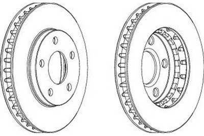 FERODO ДИСКИ ТОРМОЗНЫЕ ТОРМОЗНЫЕ 2 ШТУКИ BUICK CENTURY LESABRE