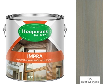 KOOPMANS IMPRA IMPREGNAT OLEJ 2,5 l GRAFIT 229