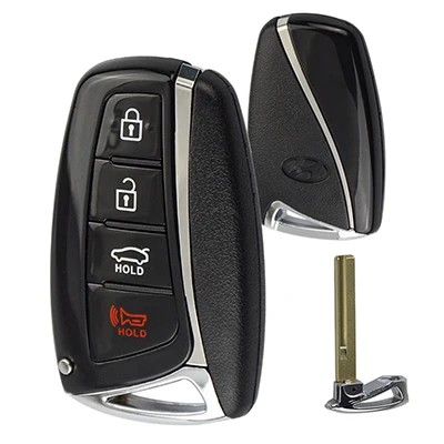 REPLACEMENT CAR KEY SHELL 4 BUTTONS FIT PARA HYUNDAI GENESIS 2013-201~50405  