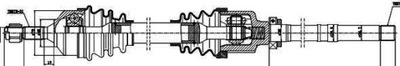 GSP ПОЛУОСЬ ПРИВОДНАЯ ПРАВОЕ 245103 245103 GSP 22118