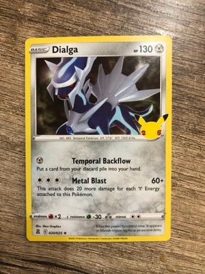 Dialga Holo Celebrations 2021 rok 020/025 POKEMON TCG