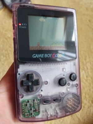 Nintendo Game Boy Color Clear Purple