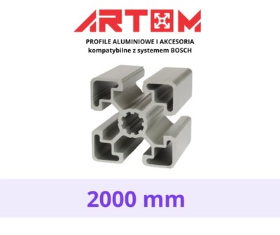 Profil aluminiowy konstrukcyjny 45x45 2000mm
