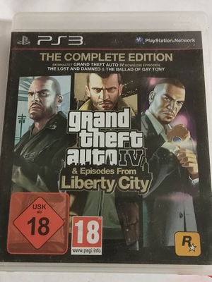 PS3 GTA IV EPISODES COMPLETE EDITION GRA PLAYSTATION