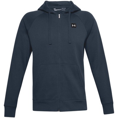 Bluza męska Under Armour Rival Fleece FZ Hoodie granatowa 1357111 408 Bluza