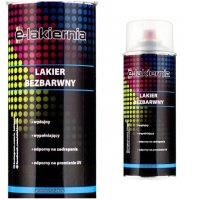 PROFESJONALNY LAKIER BEZBARWNY SPRAY e-lakiernia