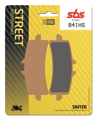 ZAPATAS DE FRENADO SBS 841HS HOREX VR6 CLASSIC 1200  