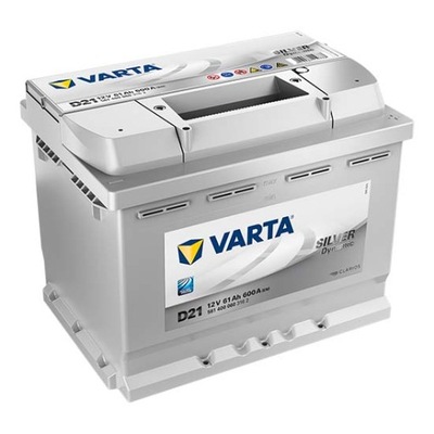 АККУМУЛЯТОР VARTA SILVER DYNAMIC D21 61AH 600A EN