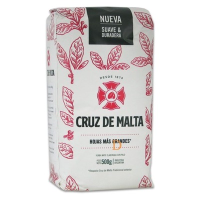 Yerba Mate Cruz de Malta Elaborada 500g 0,5kg