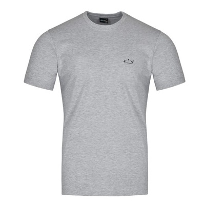 T-shirt koszulka męska bawełna jasny melanż L