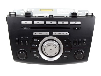 Радио радиопроигрыватель cd mp3 mazda 3 ii bl 08-13 bfh566ar0 фото №1