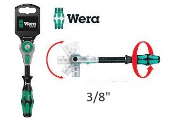 Grzechotka Wera 8000 B Zyklop 3/8" * oryginał