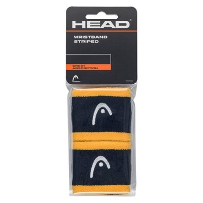 Frotka na rękę Head Wristband Striped 2.5 x 2 navy/banana