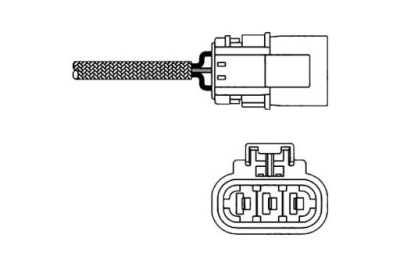 Delphi датчик лямбда-зонд ford maverick 2.4 i uds. uns фото №1
