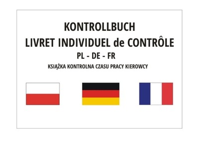 KONTROLLBUCH Polsko-Niemiecko-Francuski PL-DE-FR