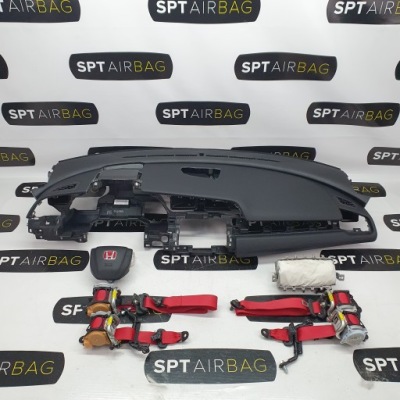 Civic x typer панель приладів консоль подушки безпеки ремені подушка безпеки stare повернення фото №1