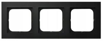 RAMKA POTRÓJNA OSPEL SONATA R-3R/33 CZARNY