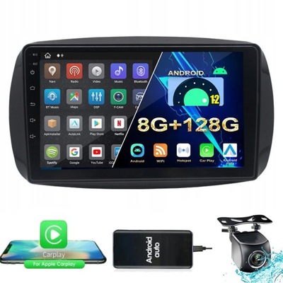 RADIO 2DIN ANDROID MERCEDES-BENZ SMART 8GB 12  