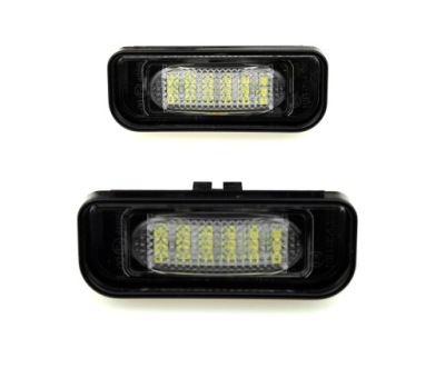 Mercedes s-klasa w220 ліхтарі номерного знака rej. led фото №1