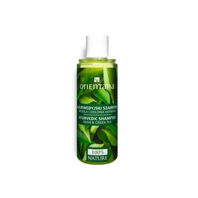 ORIENTANA AJURWEDYJSKI Szampon do włosów NEEM I ZIELONA HERBATA 210 ml