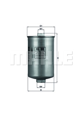 FILTRO COMBUSTIBLES KNECHT KL 30 KL30  